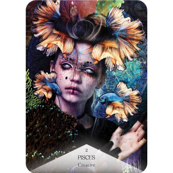 Cosmic Zodiac Oracle kortos Rockpool Publishing